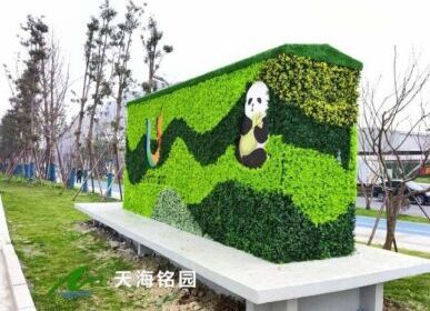 成都墙体绿化，四川仿真绿植墙体景观定制设计公司厂家