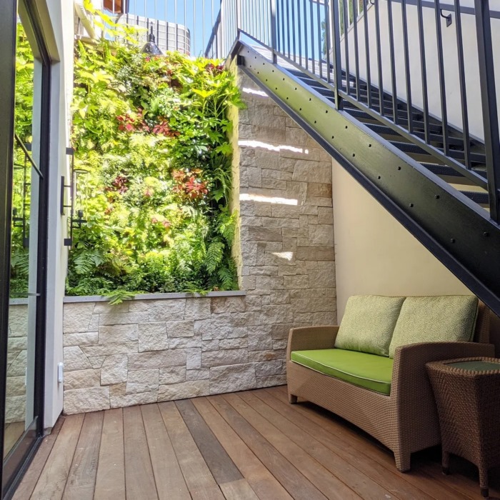 垂直绿化植物墙施工