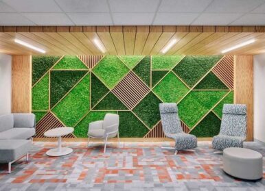 办公室苔藓墙，创意形象墙6个实景案例分享