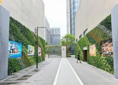 仿真植物墙，商业网红墙面绿化景观
